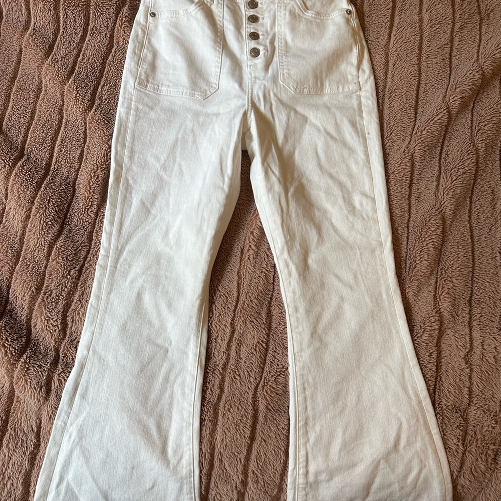 White Flare Jeans